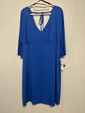 Baby Phat Royal Blue V-Neck Dress Size XL